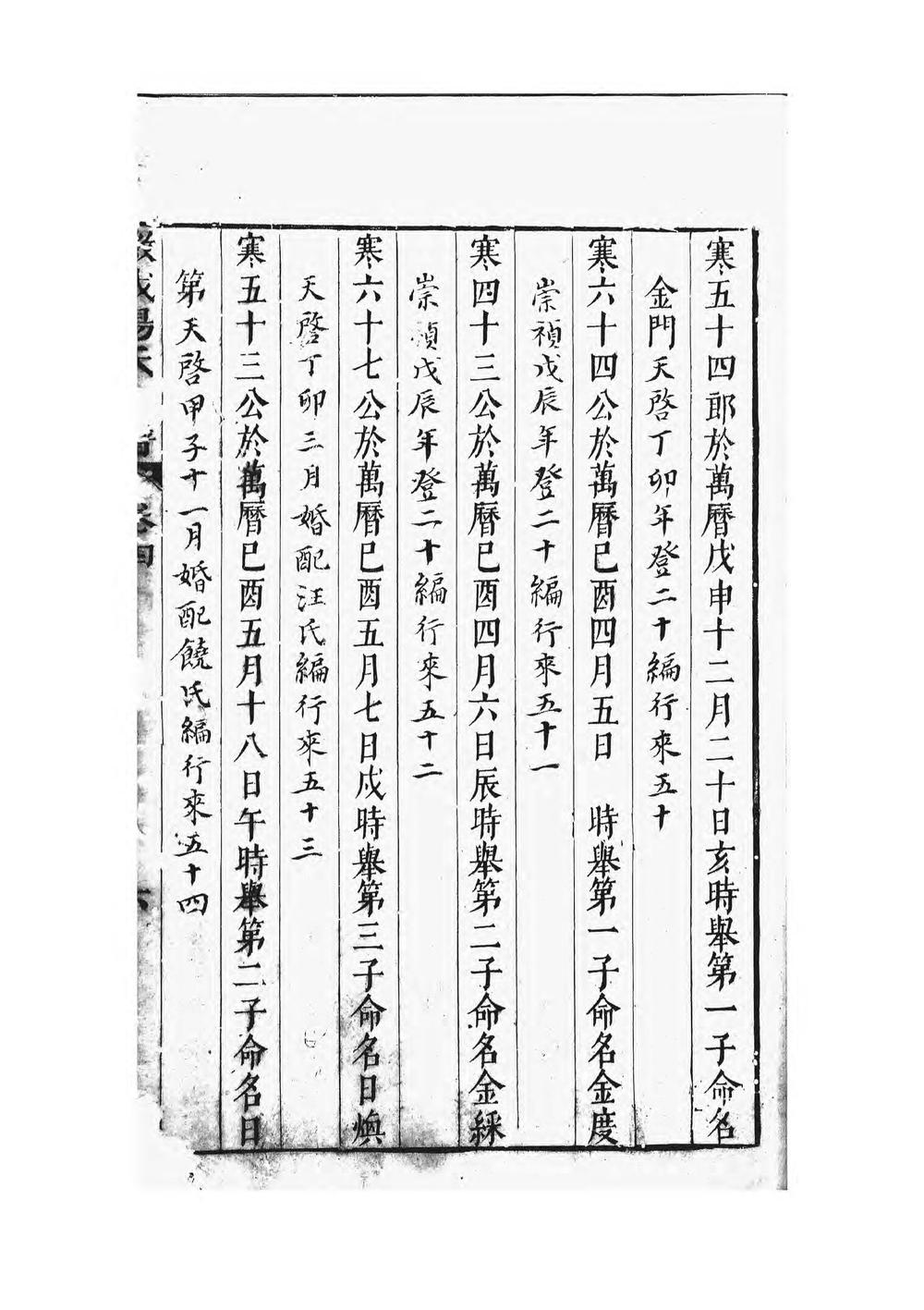 _徽城杨氏宗谱_