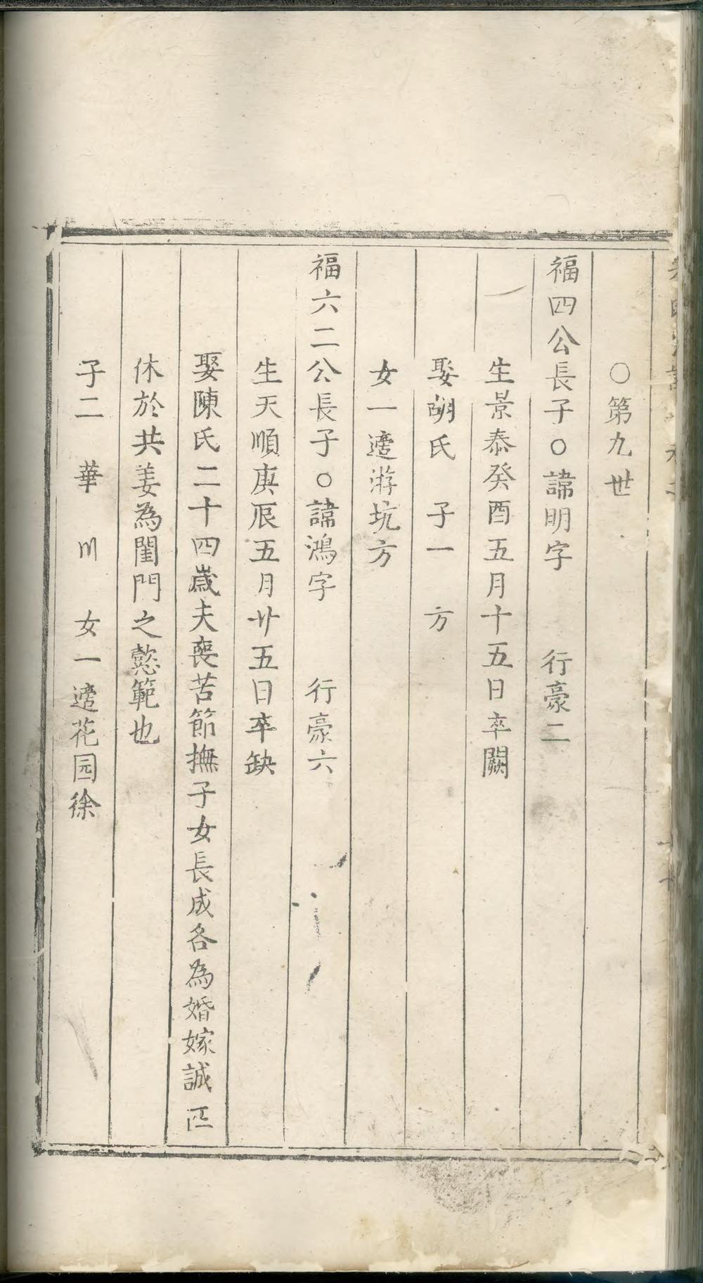 _华溪西朱朱氏宗谱_