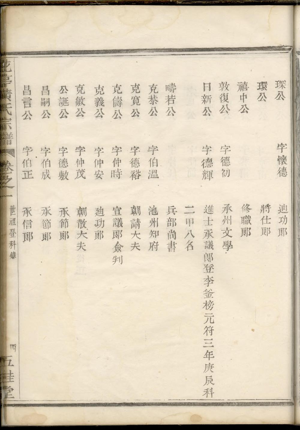 _花亭黄氏宗谱_