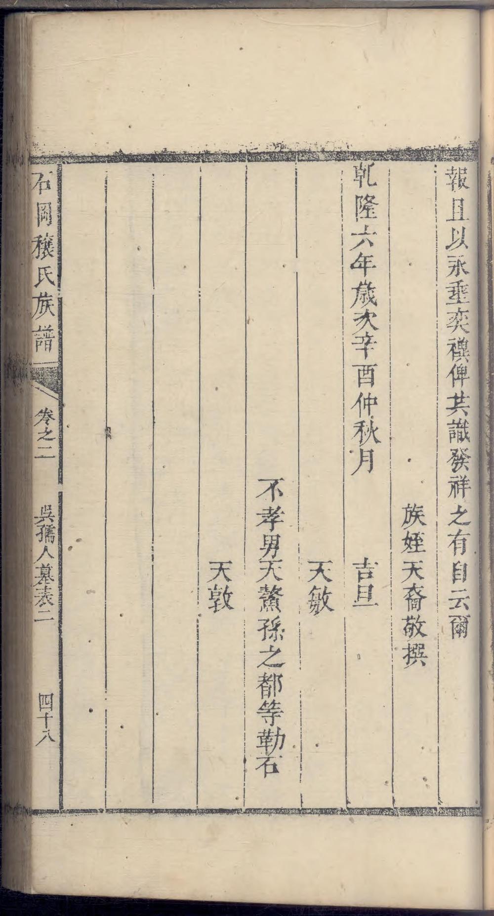 _石冈穰氏族谱_