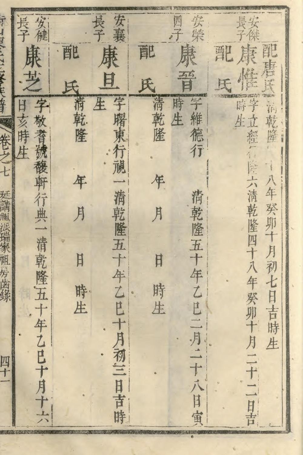 _衡山廖氏三修族谱_