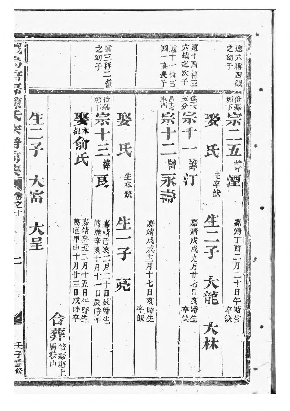 _义乌倍磊陈氏宗谱前集_