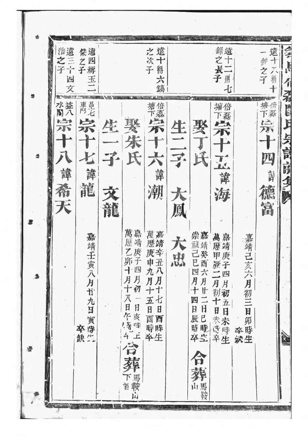 _义乌倍磊陈氏宗谱前集_