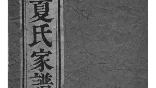 02123 江苏丹徒水东夏氏家谱 0.jpg