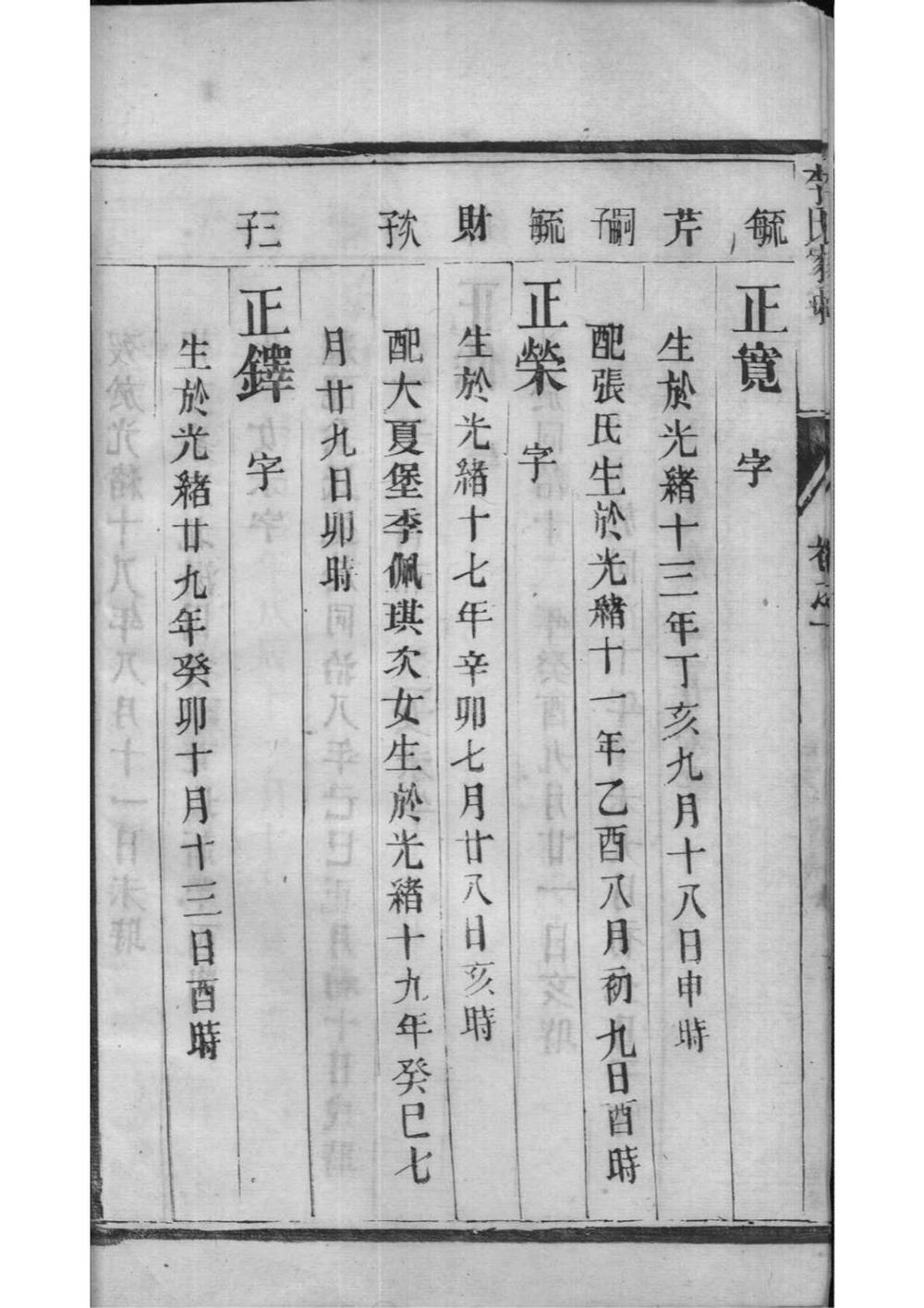 _[江苏如皋]如皋西乡李氏族谱_