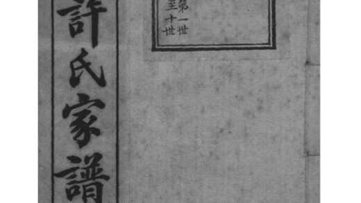 02189 浙江杭州高阳许氏家谱 0.jpg