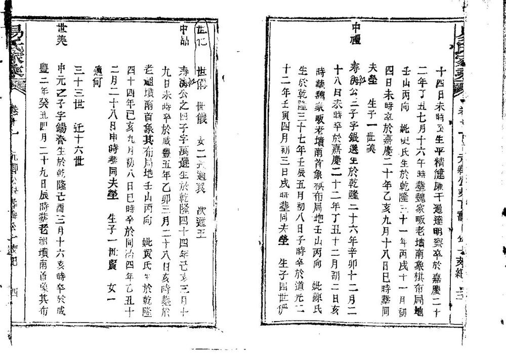 _新洲邾南易氏家乘_