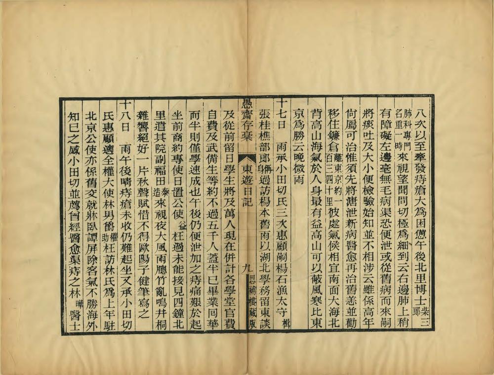 _愚斋东游日记_