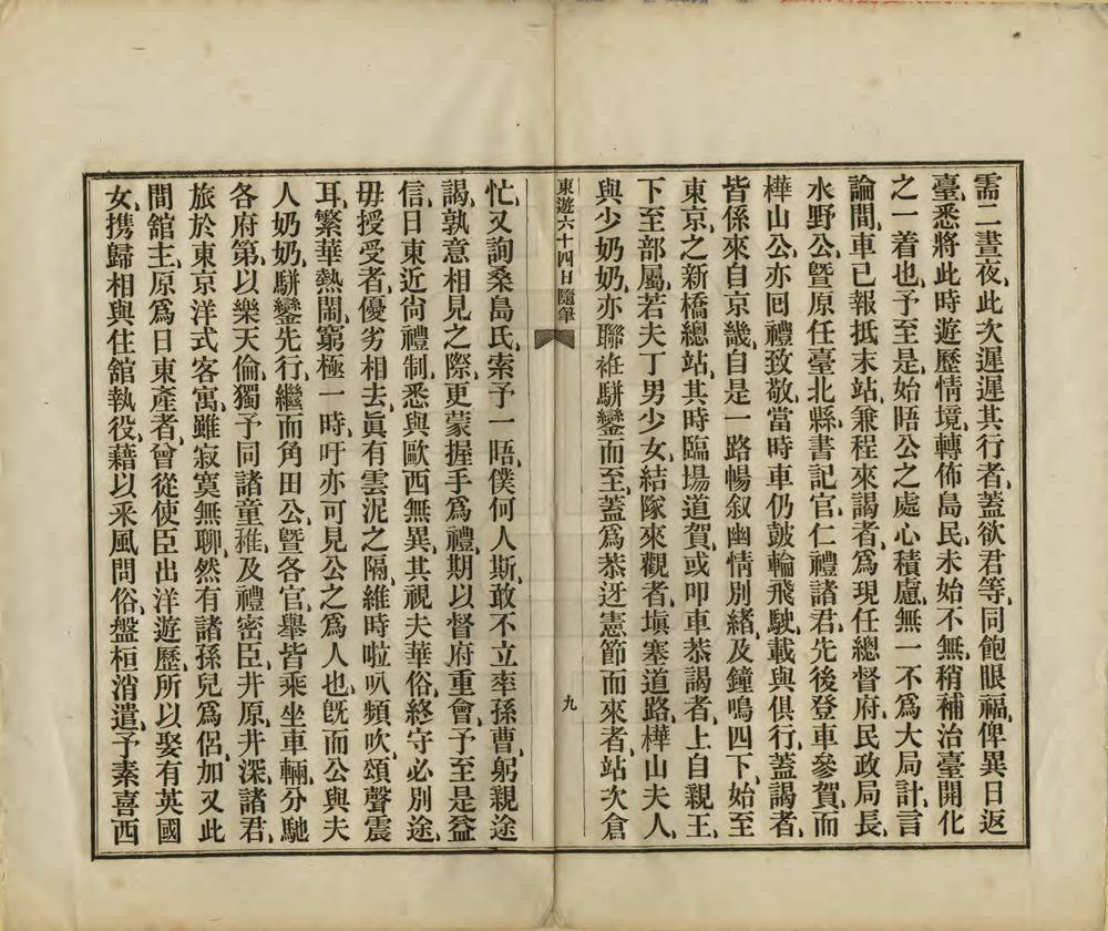 _东游六十四日随笔_