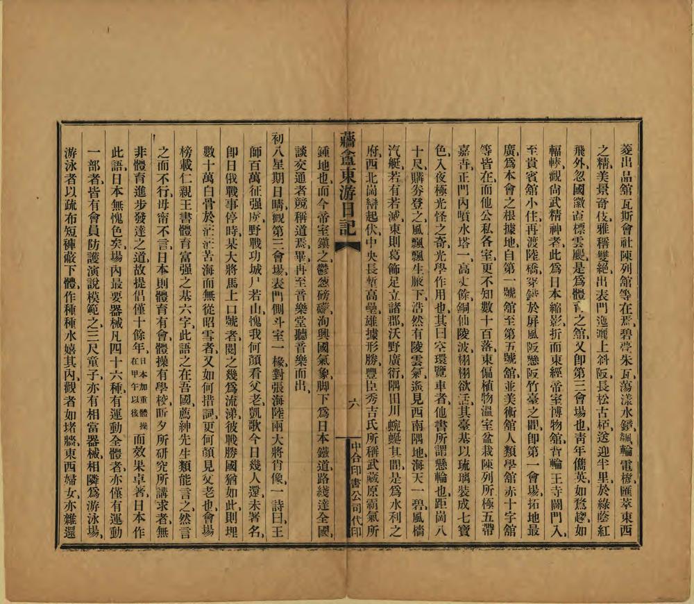 _蘠盫东游日记_
