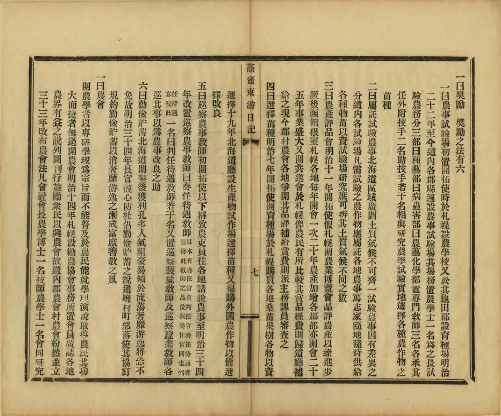 _钥庵东游日记_