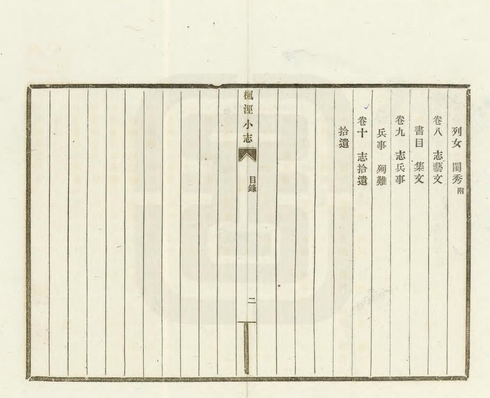 _重辑枫泾小志_