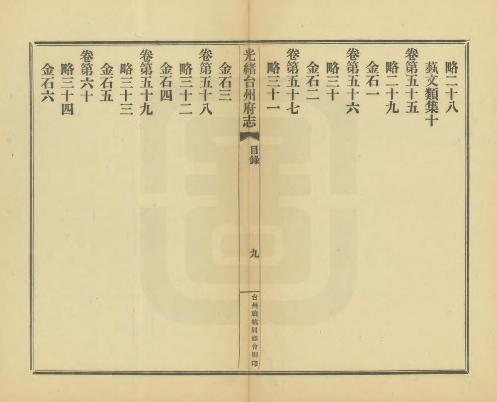 _光绪台州府志_