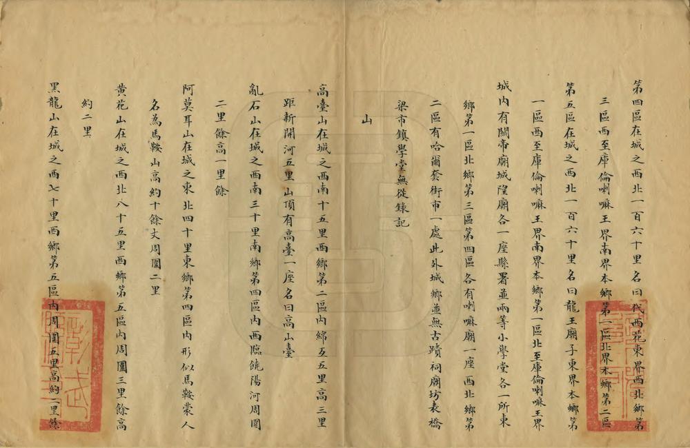 _彰武县乡土志_