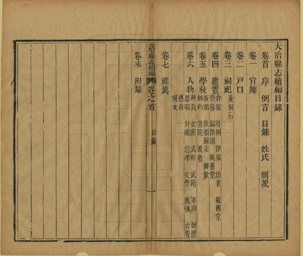 _大冶县志续编_