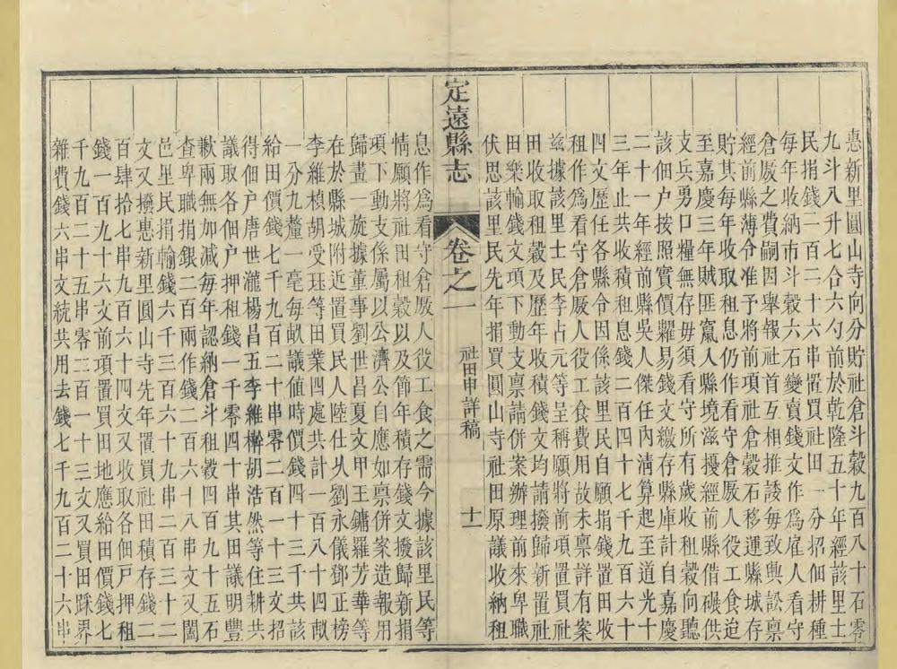 _续修定远县志_