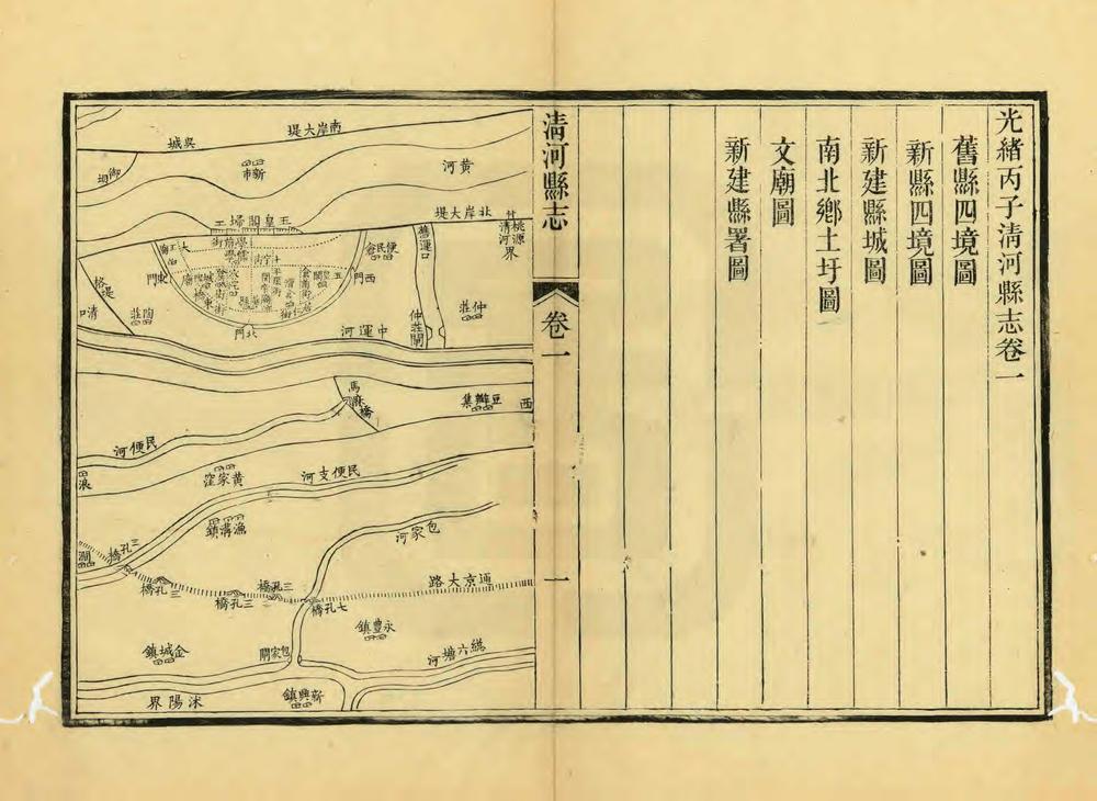 _光绪丙子清河县志_