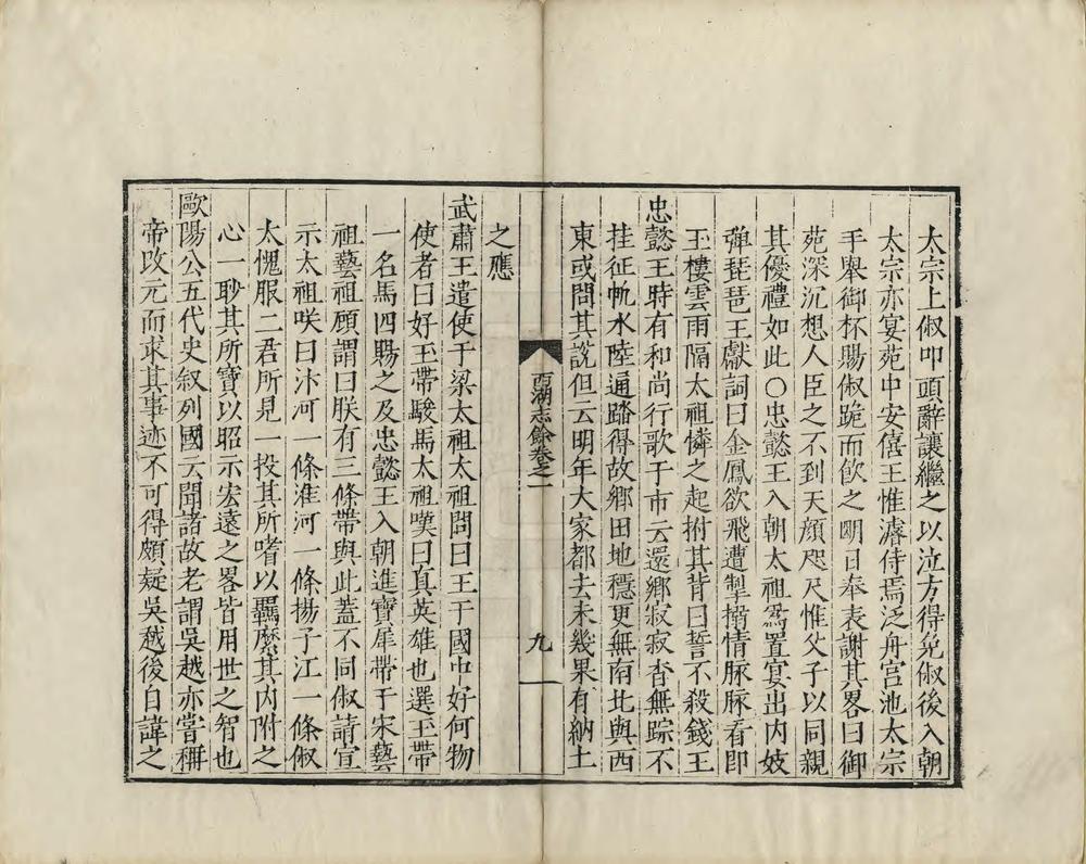 _西湖游览志余_