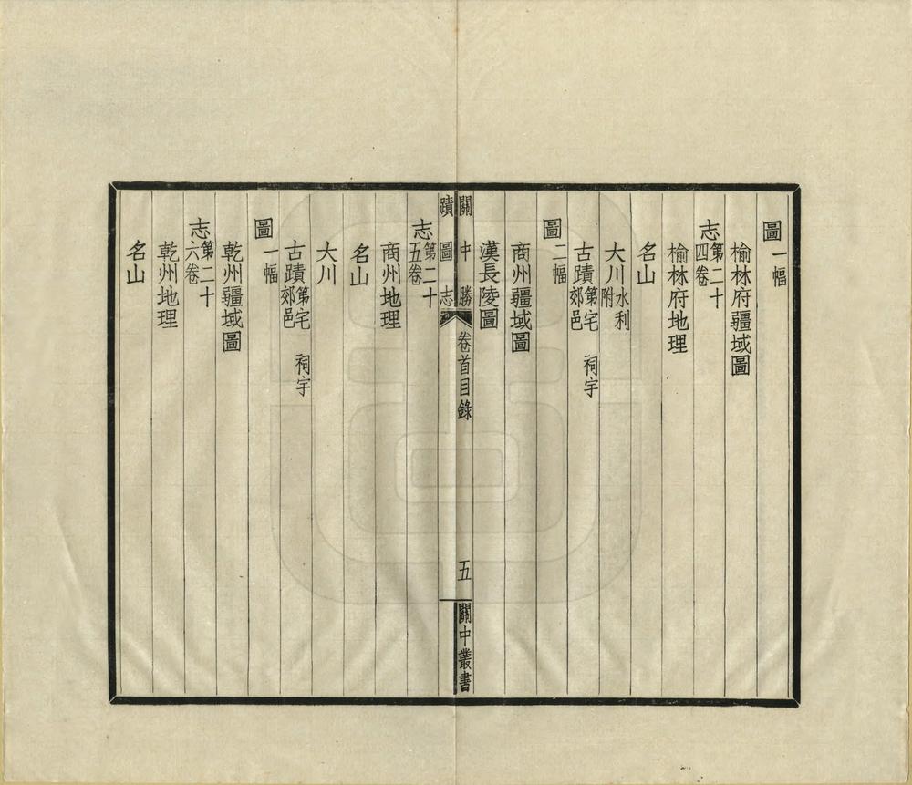 _关中胜迹图志_