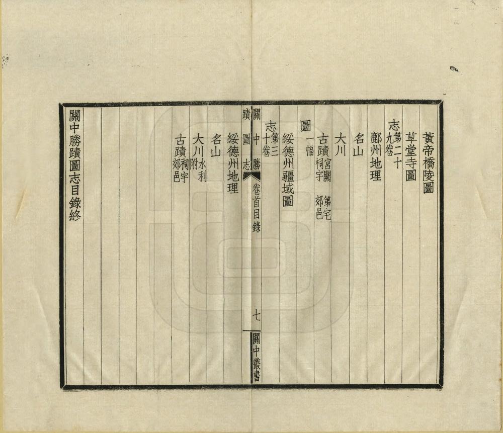 _关中胜迹图志_