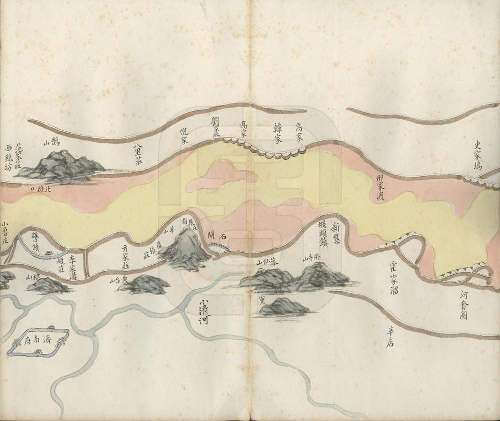 _山东境内全河形势详细图说_