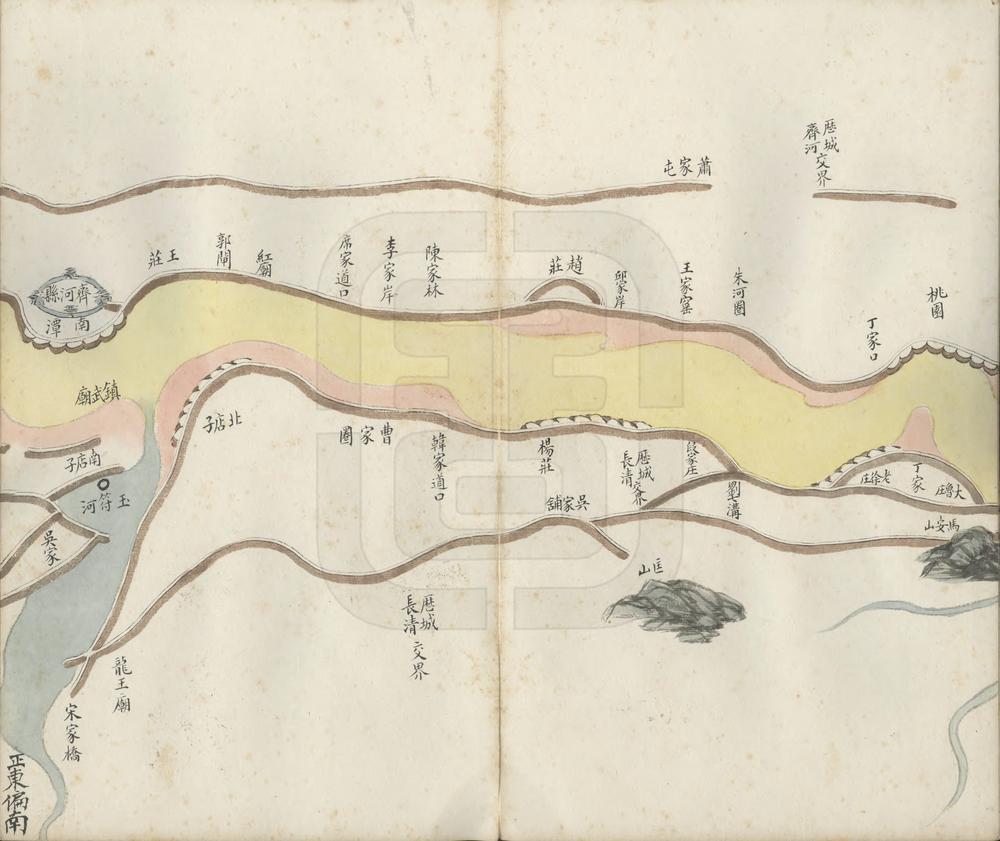 _山东境内全河形势详细图说_