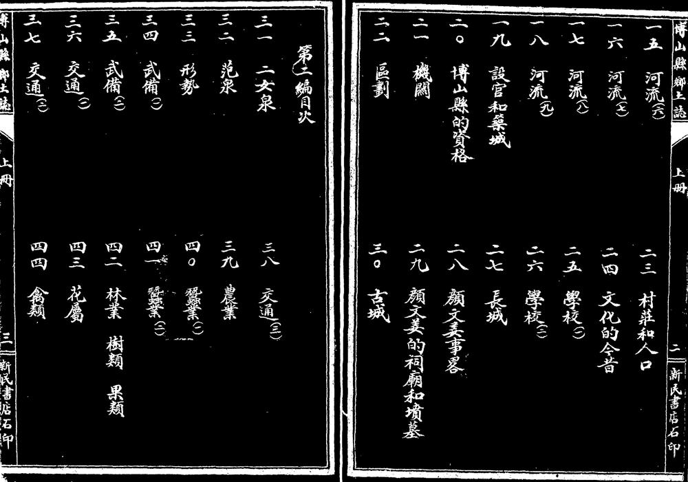 _博山县乡土志_