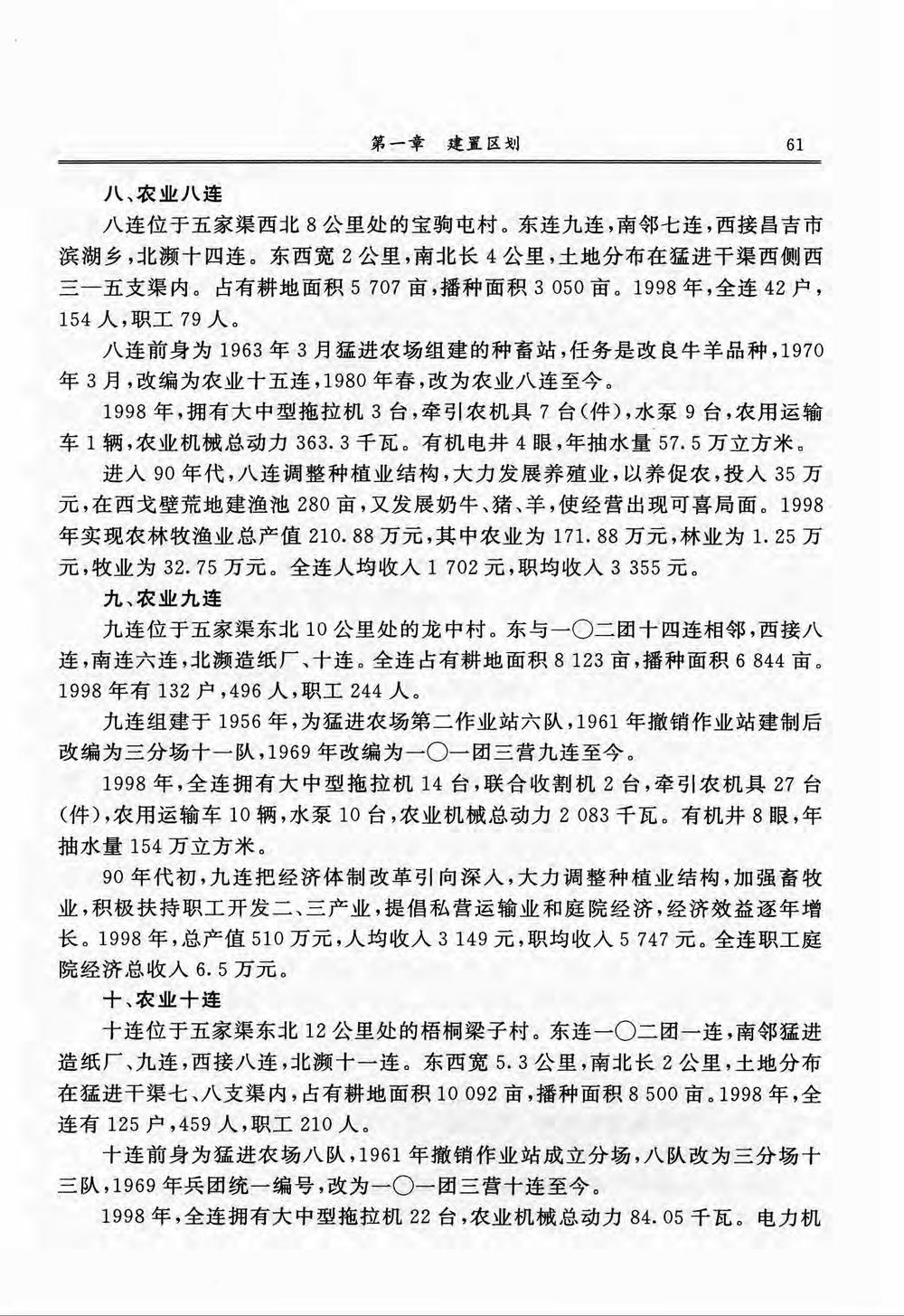 _新疆生产建设兵团农六师一〇一团志_