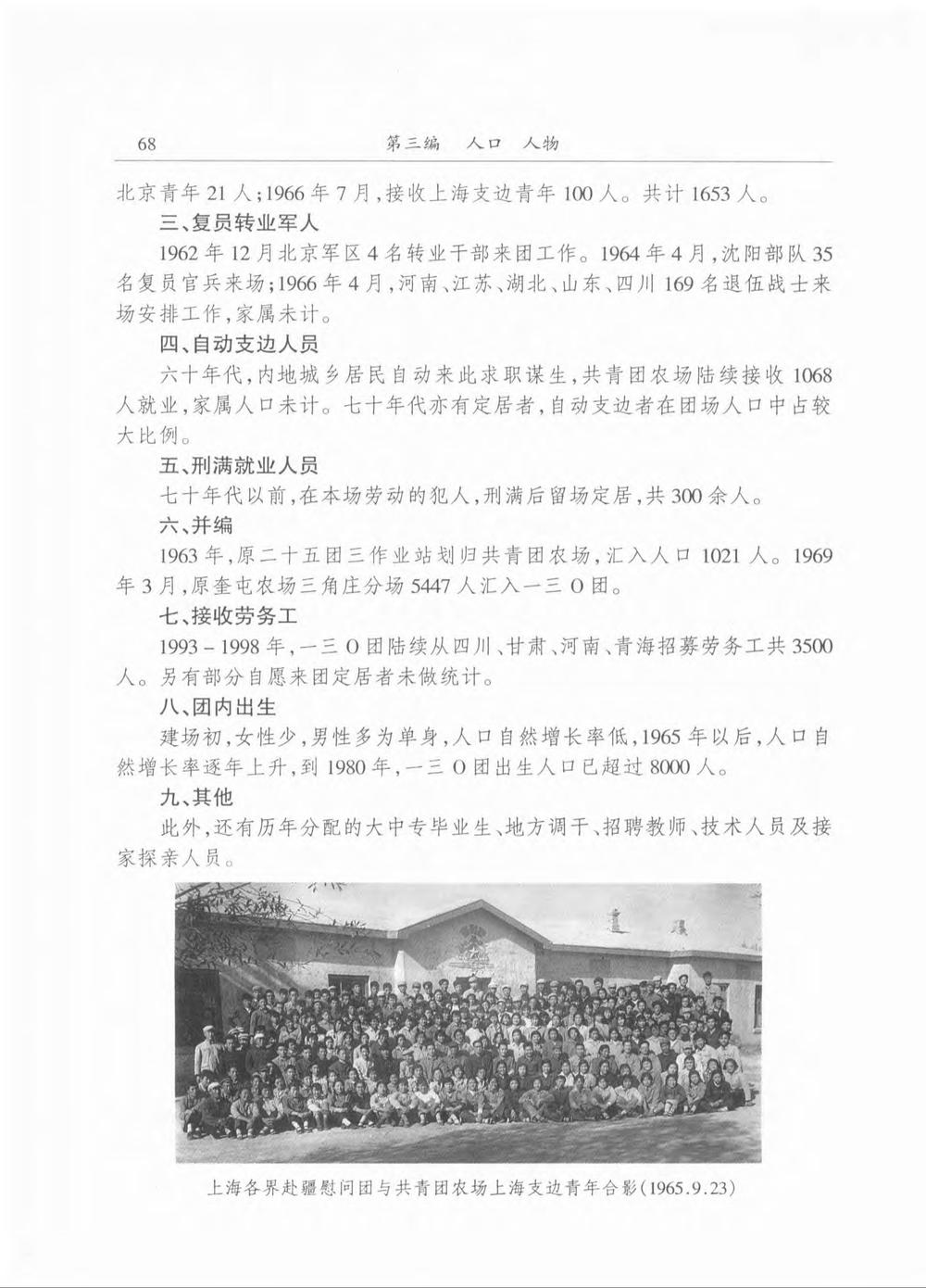 _新疆生产建设兵团农七师一三〇团志_
