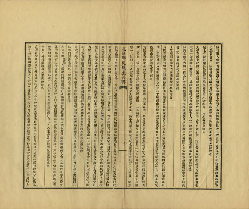 北京历史风土丛书第一辑_