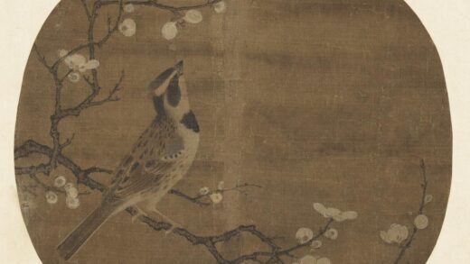 历代名绘册 明边文进梅花幽鸟 1.jpg