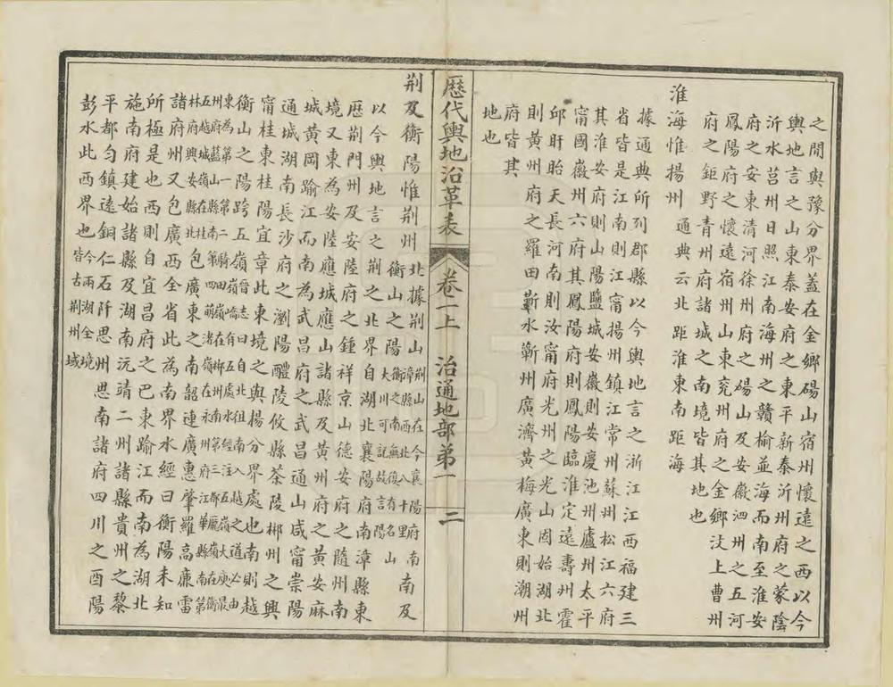 历代舆地沿革表_