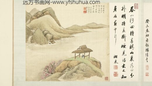 各家书画册 顾湛澄书金城画 2.jpg