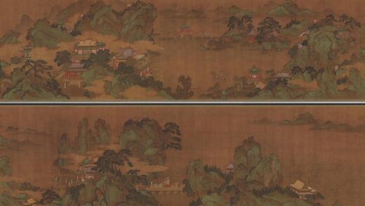 唐李昭道蓬莱宫阙图卷 1.jpg