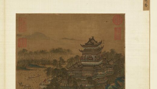 宋人集绘册 宋马永忠水榭荷香.jpg