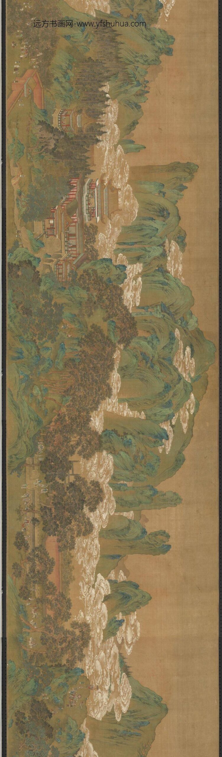 宋方椿年诸仙汇祝图卷-_