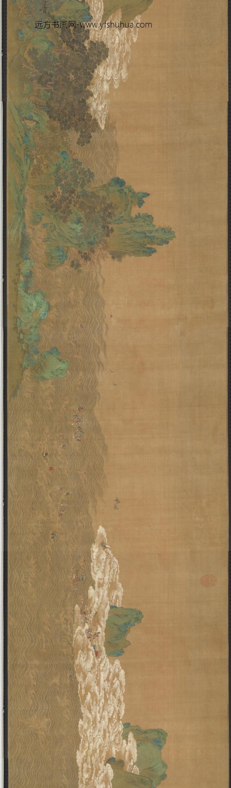 宋方椿年诸仙汇祝图卷-_