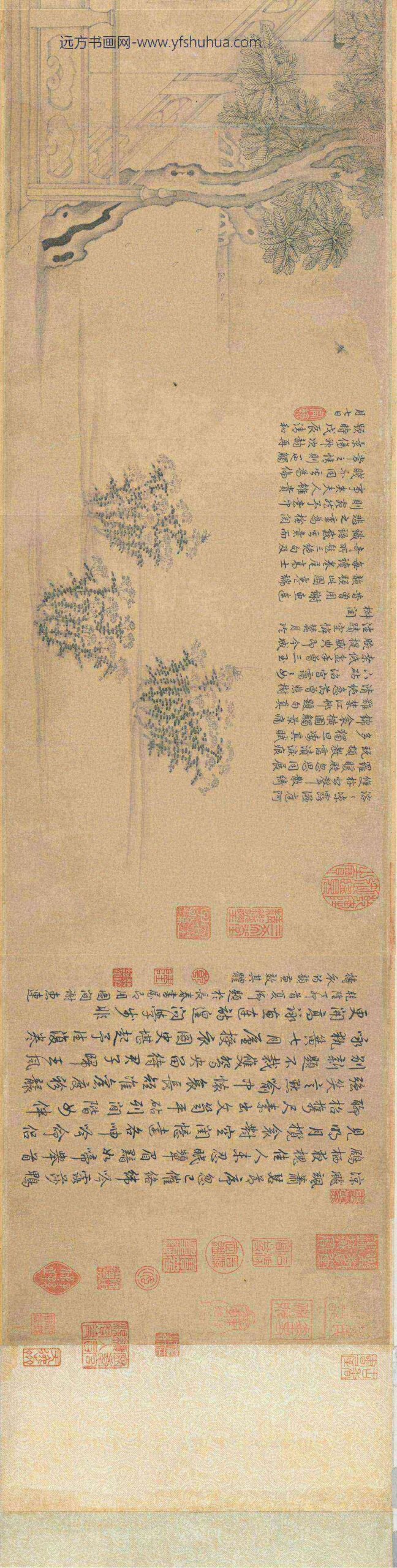 宋牟益捣衣图卷-_