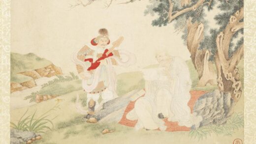 明丁云图罗汉册 罗汉（三） 4.jpg