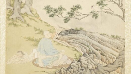 明丁云图罗汉册 罗汉（二） 4.jpg