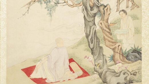 明丁云图罗汉册 罗汉（五） 4.jpg