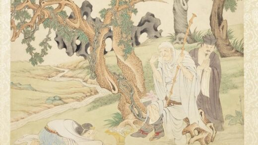 明丁云图罗汉册 罗汉（六） 4.jpg