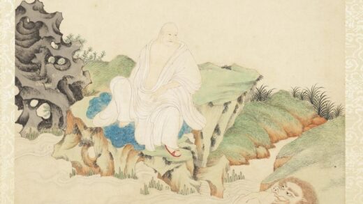 明丁云图罗汉册 罗汉（四） 3.jpg