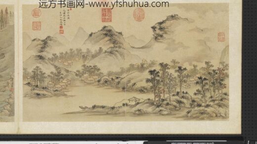 明人画幅集册 溪山积雨.jpg