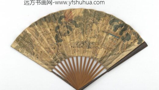 明李士光画西园雅集成扇 1.jpg