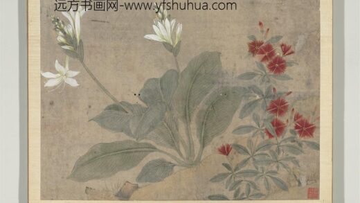 明林达花卉翎毛册 玉簪石竹 2.jpg