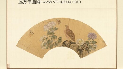 明花卉画册 明凌必正菊花鹌鹑.jpg