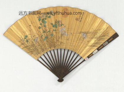 明范暹画鹭鹚成扇 1.jpg