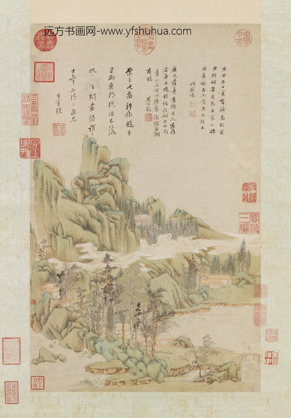 明顾懿德春绮图轴