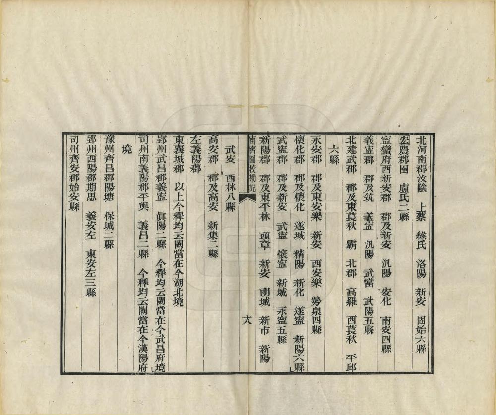 李氏历代舆地沿革图校勘记_